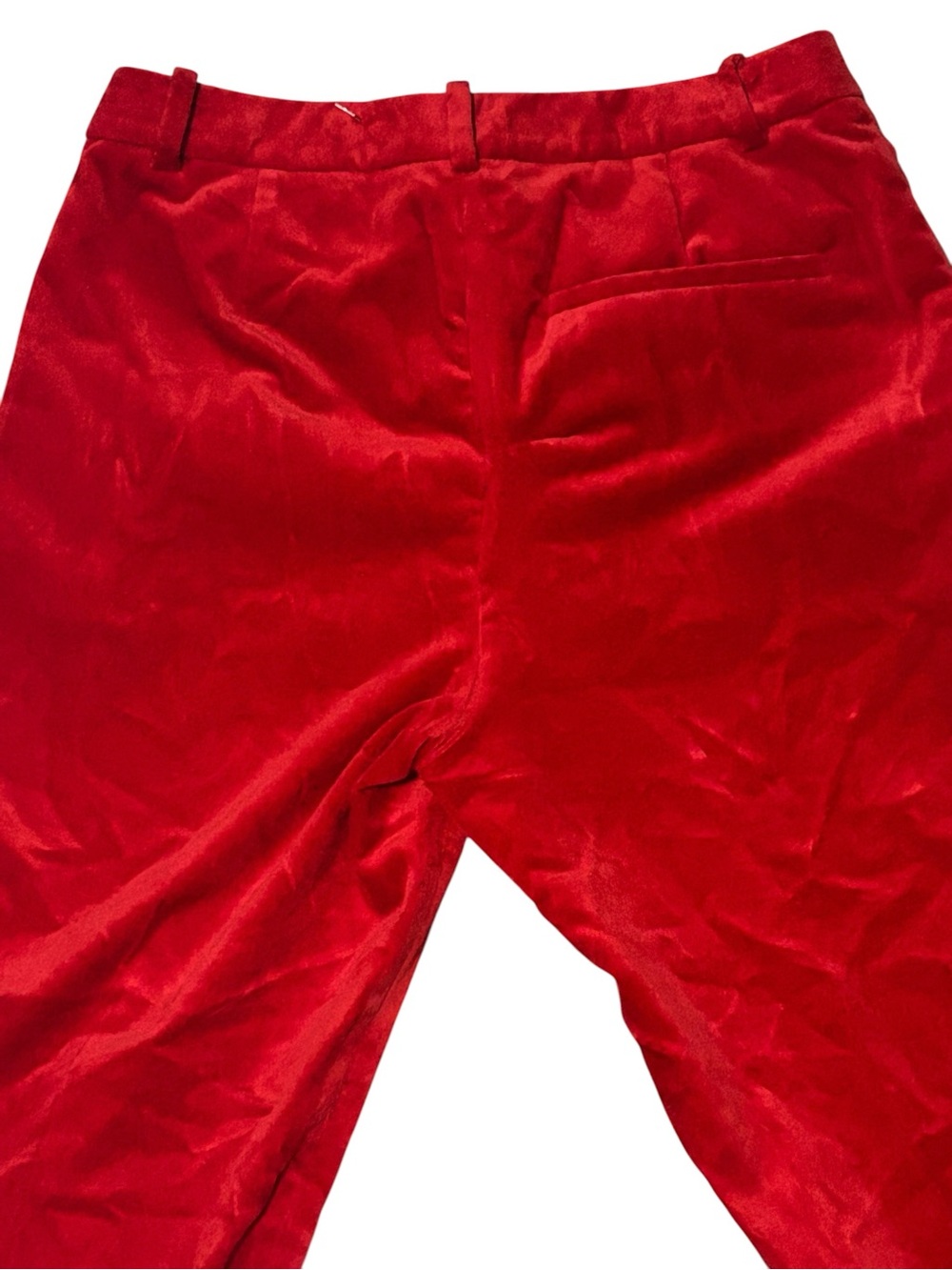 Theory Red Velvet Pants Vibrant - Picture 3 of 6